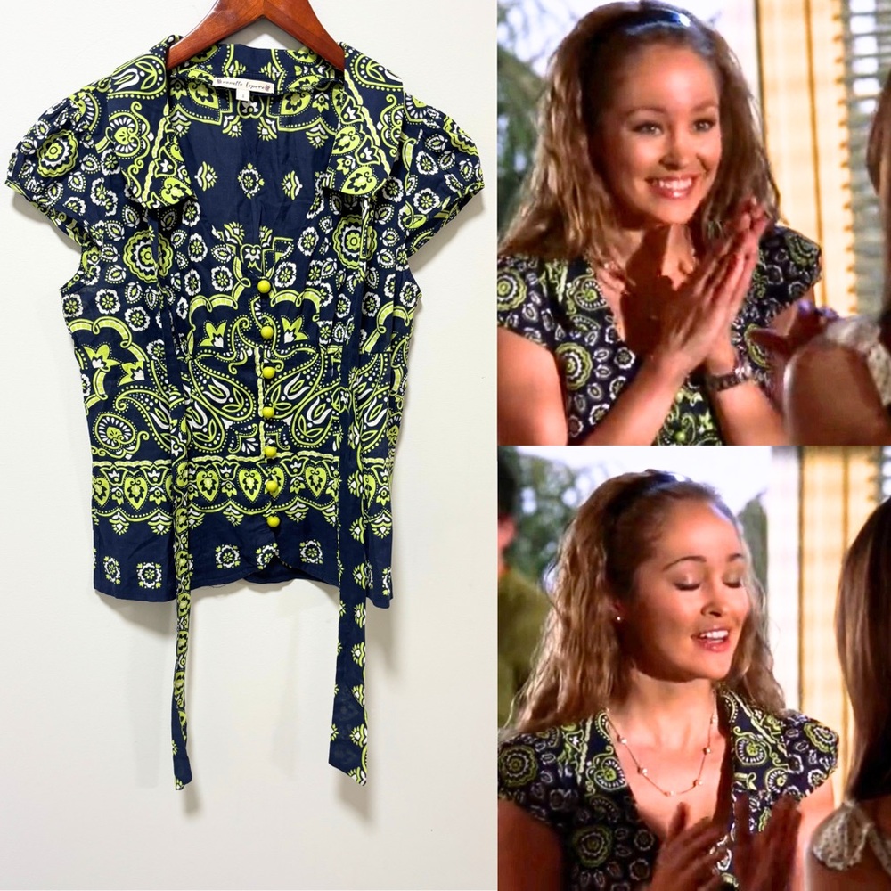 Rare Early 2000s Paisley Top ASO Taylor Townsend in The O.C.